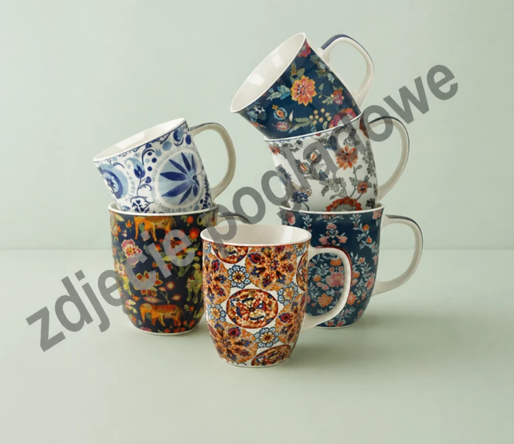 Ceramic mugs with floral patterns.png